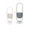 Hello Honey® Matte Gray & Sand Metal Floor Planter Set Hanging on Stands